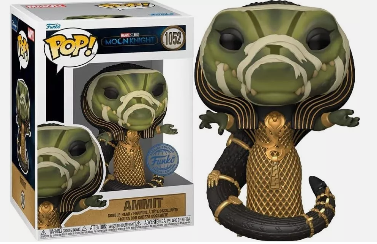 Funko Pop Marvel Moon Knight Ammit #1052 Vinyl Figure Special Edition