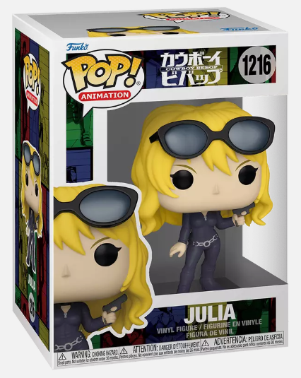 FUNKO POP! ANIMATION: Cowboy Bebop- Julia [New Toy] Vinyl Figure W/ Protector