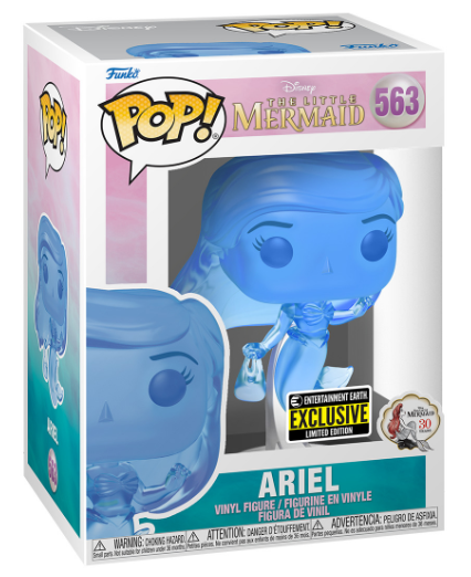 Funko Pop! Vinyl: Disney - Ariel (Translucent Blue) - Entertainment Earth (Exclusive) #563