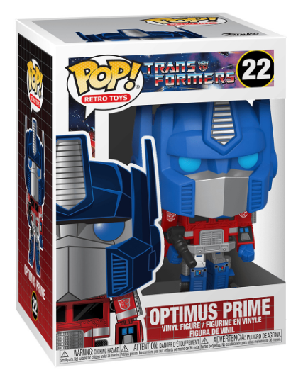 Funko Pop! Retro Toys Transformers Optimus Prime #22 Vinyl Figure In Box