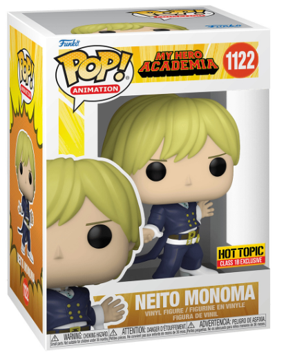 FUNKO POP! NEITO MONOMA # 1122 HOT TOPIC CLASS 1B EXCLUSIVE