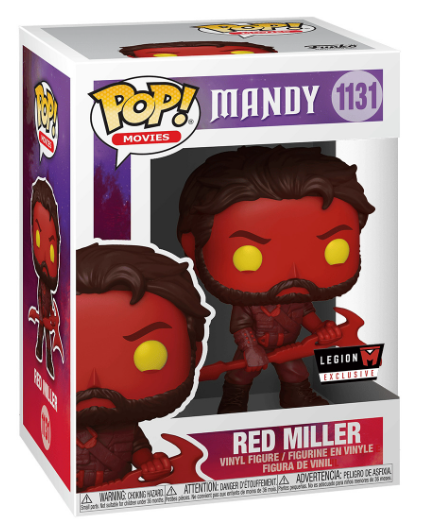 Funko Pop! Movies MANDY Red Miller 1131 Legion M Exclusive 2021 MINT CONDITION