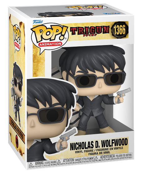 Funko Pop! Vinyl: Trigun - Nicholas D. Wolfwood #1366