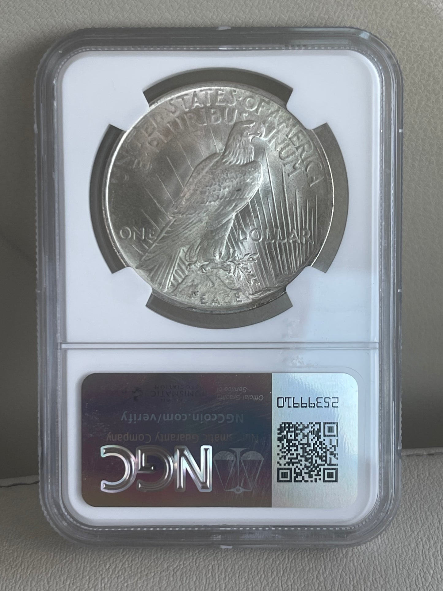 1923 Peace Dollar MS 64 90% Silver