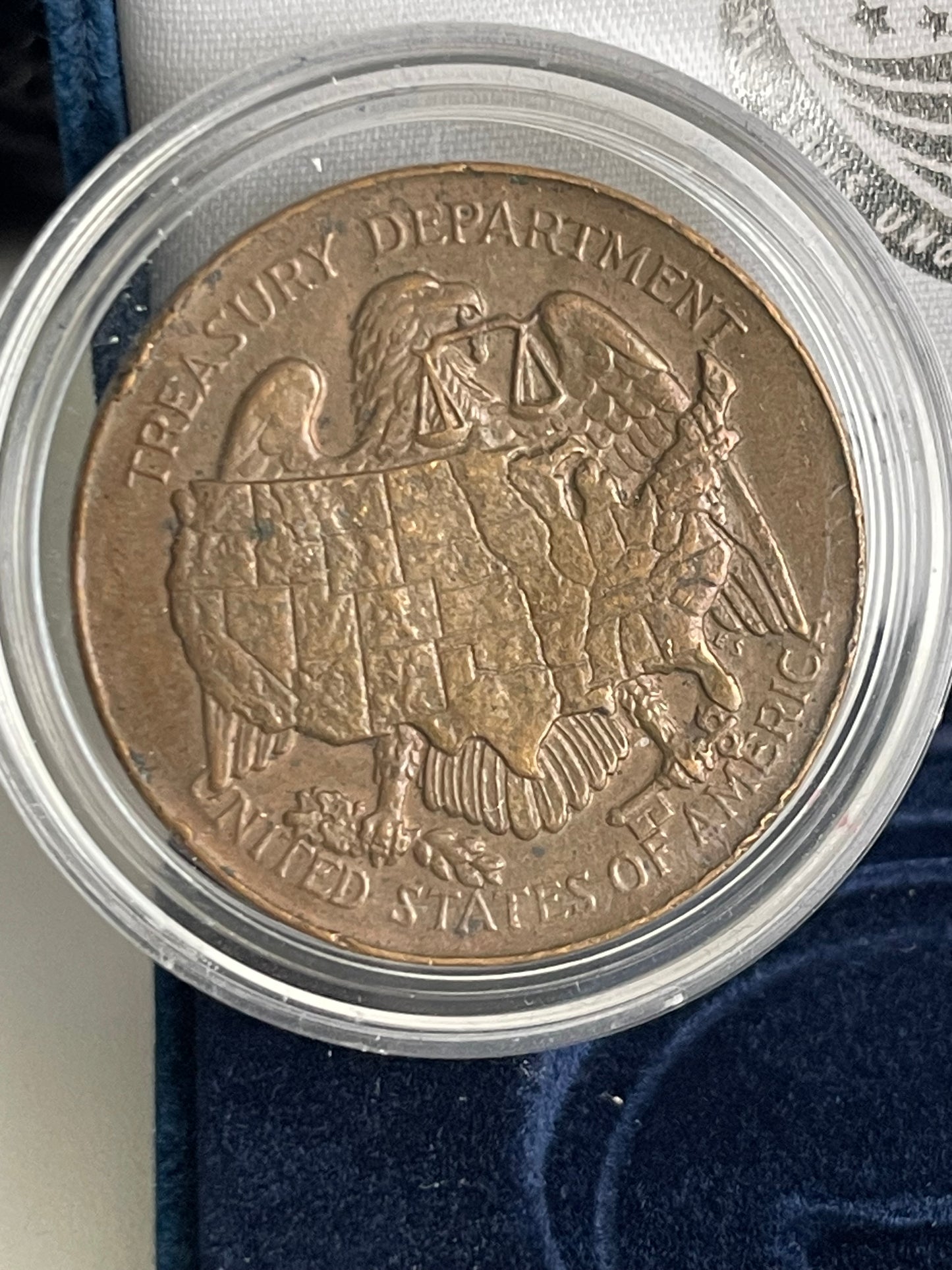 OLD SAN FRANCISCO MINT TREASURY 1874 - 1937 COMMEMORATIVE COIN SEALED