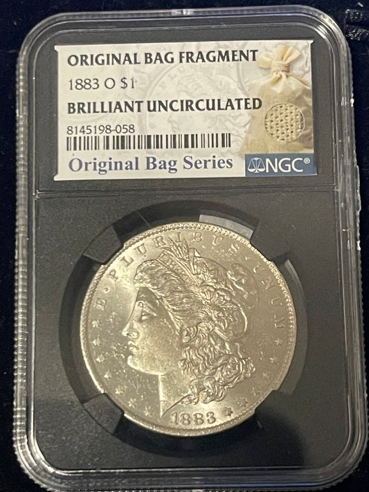 1883 O Morgan Silver Dollar - Original Bag Series - NGC Brilliant Uncirculated