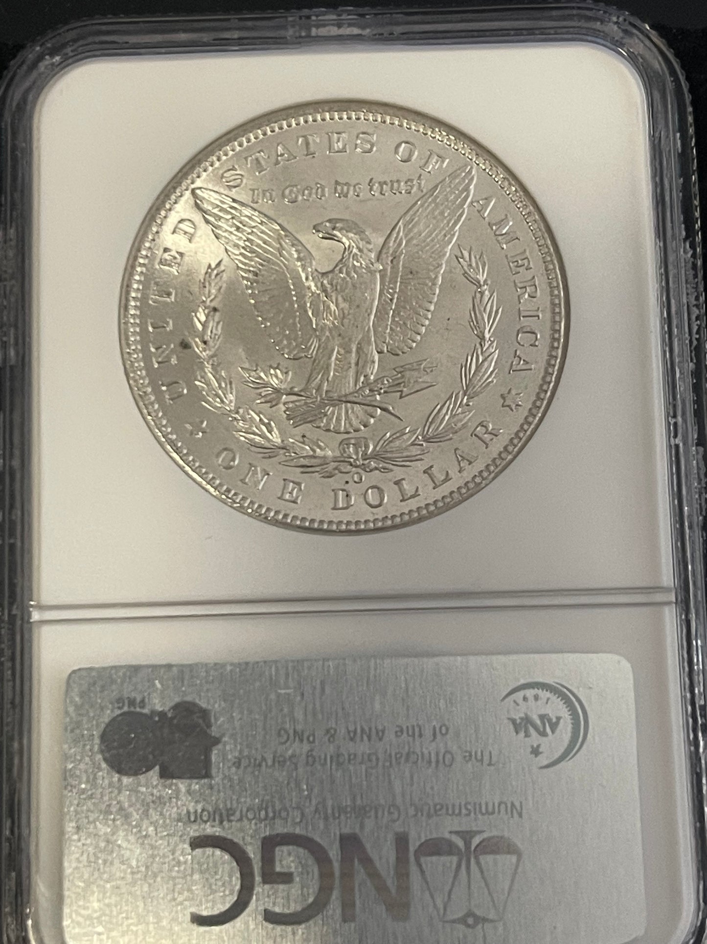 1898-O Morgan Silver Dollar, NGC MS-64